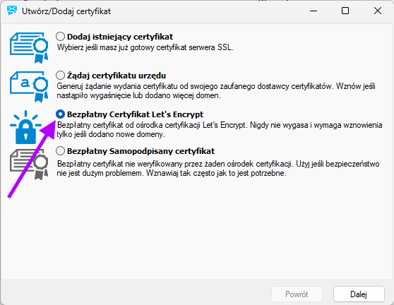 IceWarp Server - certyfikat Let's Encrypt - darmowy certyfikat SSL do zabezpieczenia połączeń - wymagania, instalacja krok po kroku